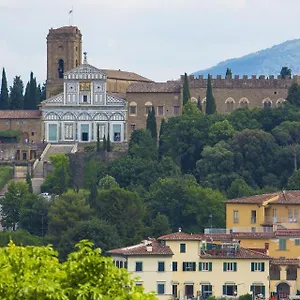 A Postcard View In A Vintage Florenz